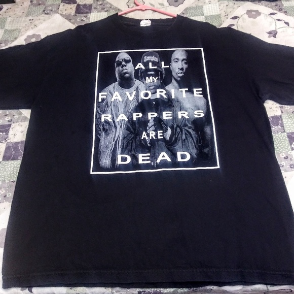 Size XL All My Favorite Rappers Are Dead t-shirt - Picture 1 of 1
